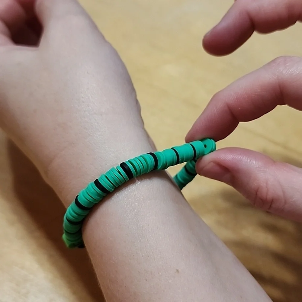 Sold! Handmade Super Hero Clay Bead Braclet Bundle ๐ซ - Picture 7 of 10